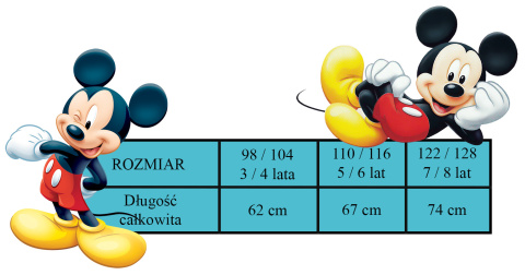Szlafrok z kapturem Mickey Mouse (7/8Y) Szlafrok z kapturem Mickey Mouse (7/8Y)