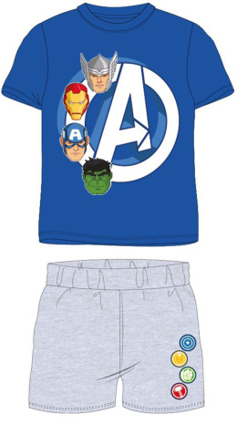 Piżama z krótkim rękawem Avengers (110/5Y)