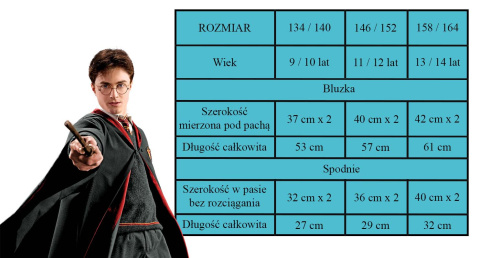 Piżama z krótkim rękawem Harry Potter (146/152) Piżama z krótkim rękawem Harry Potter (146/152)