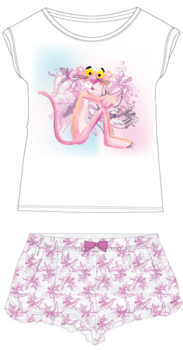 Piżama z krótkim rękawem Pink Panther (152/12Y)